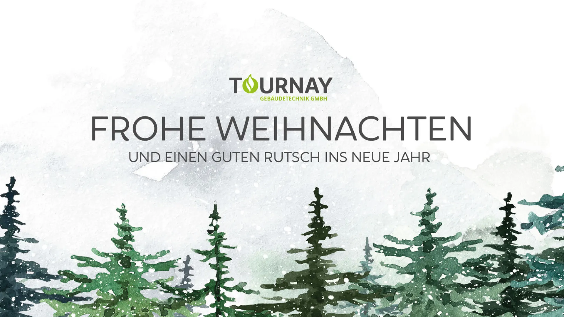 Titelmotiv Wald Weihnachten Tournay Gebäudetechnik